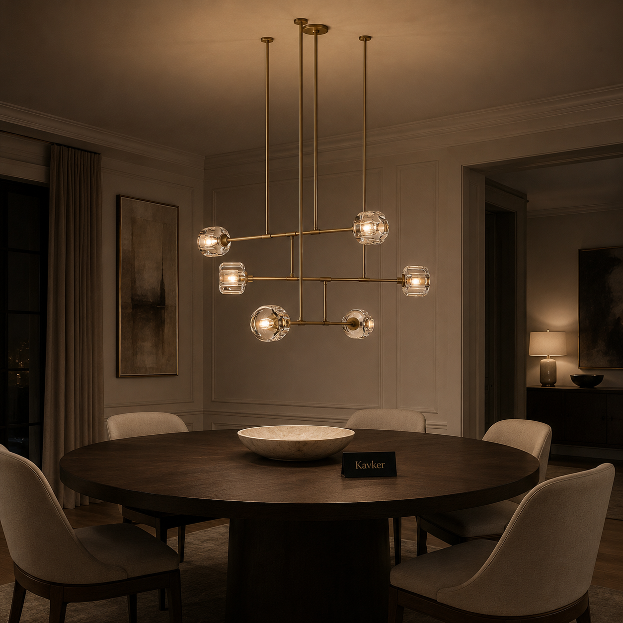 Demaret Mobile Round Chandelier Light