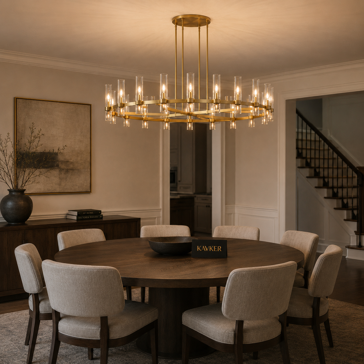 Signature Modern Round Chandelier