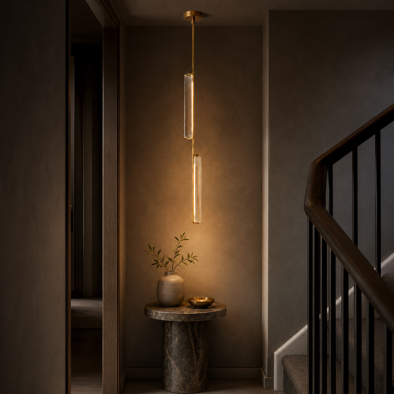 K9 Crystal Prism Pendant Light
