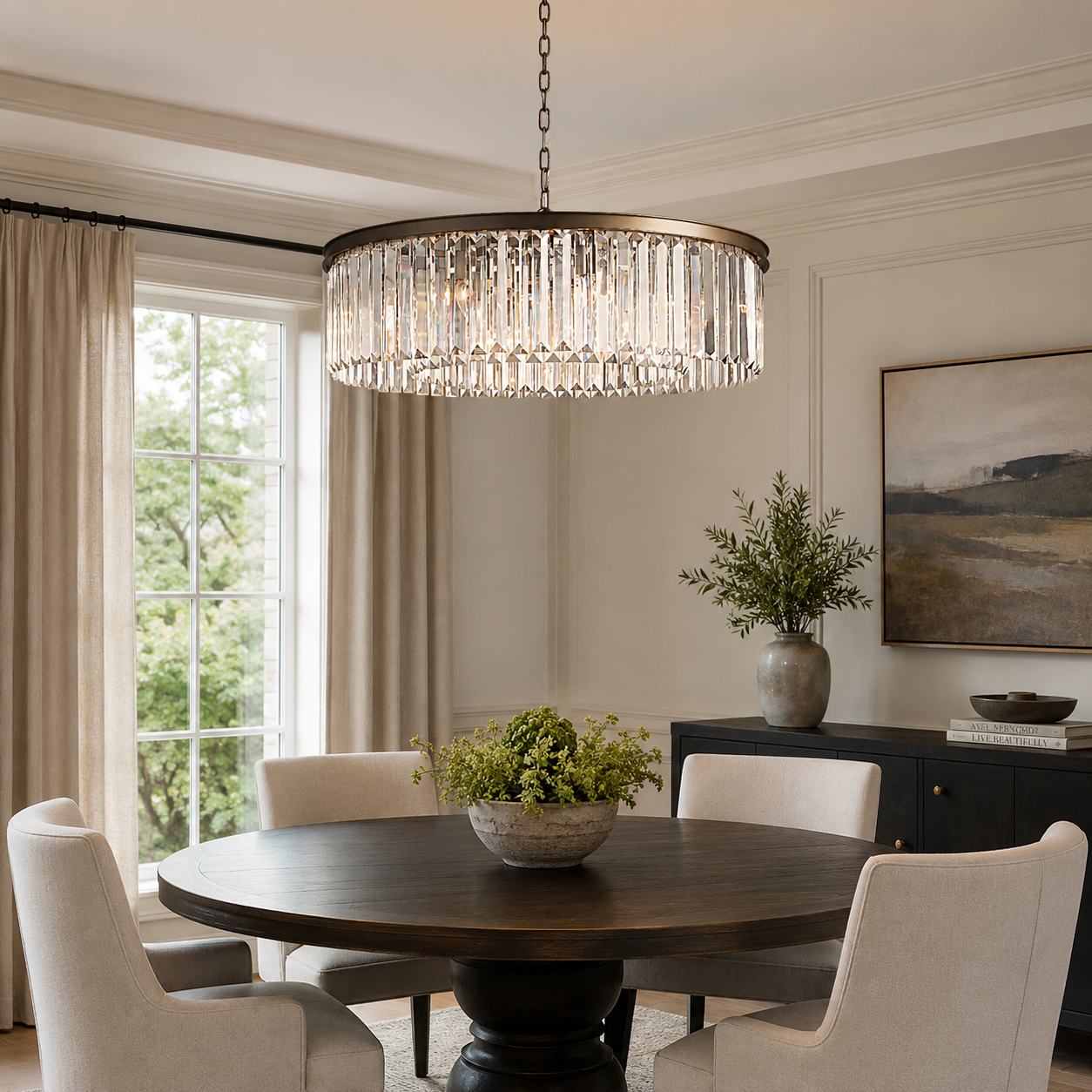 Leyland Tiered Round Chandelier Light