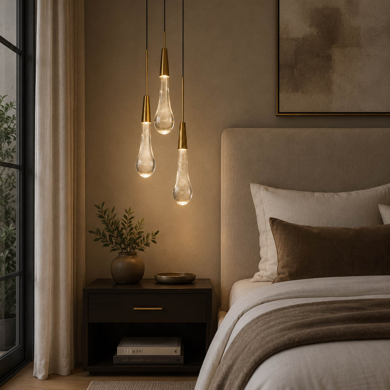 Three-Light LED Cluster Pendant