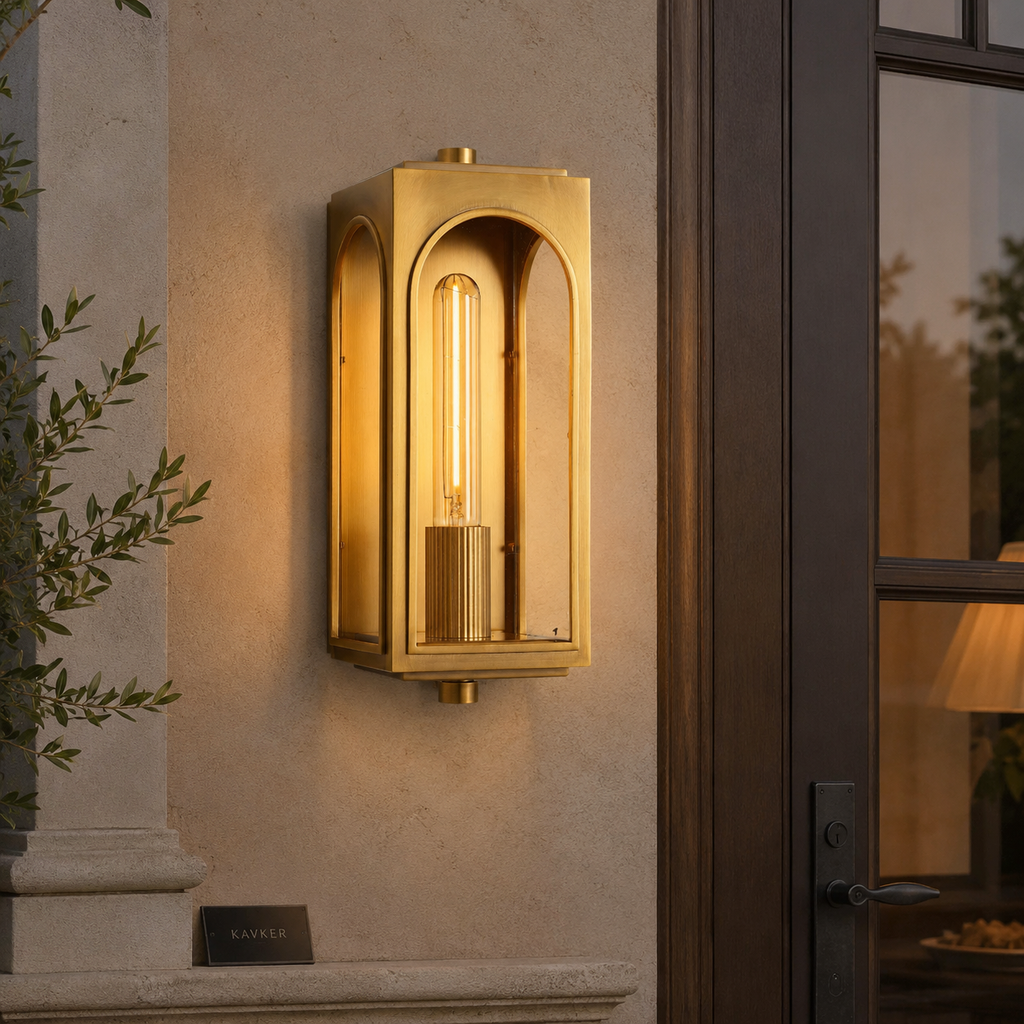 Rectangular Outdoor Wall Sconce