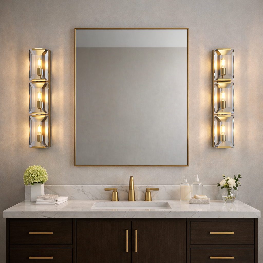 Crystal Triple Wall Sconce