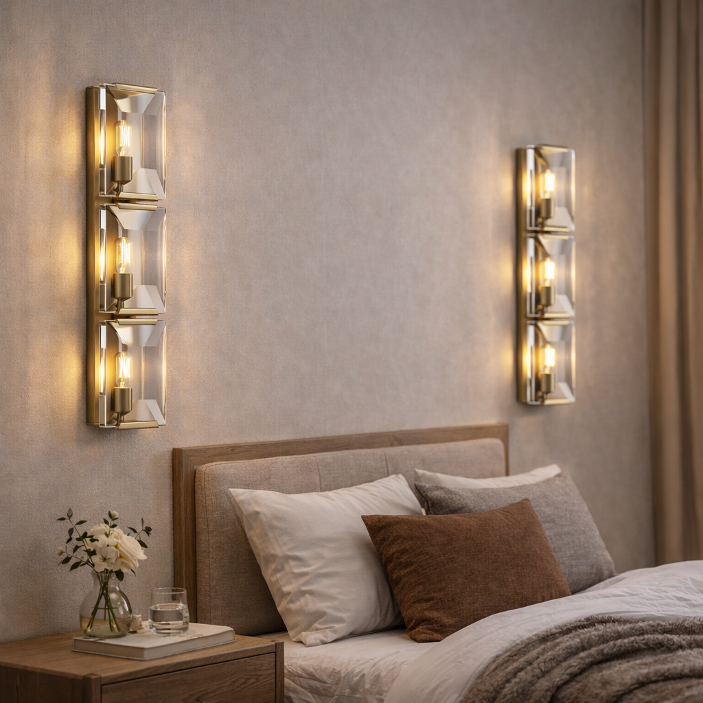 Crystal Triple Wall Sconce