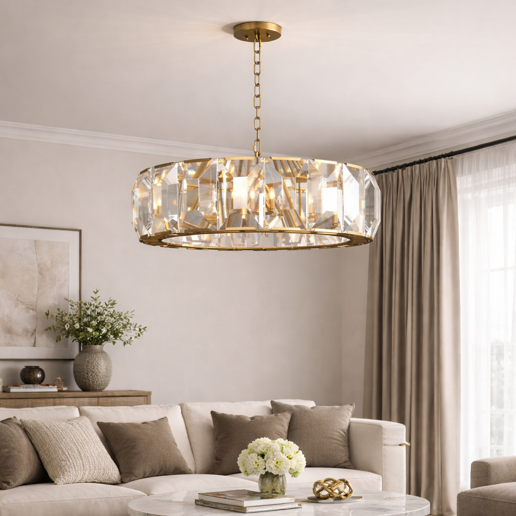 Refined Round Chandelier