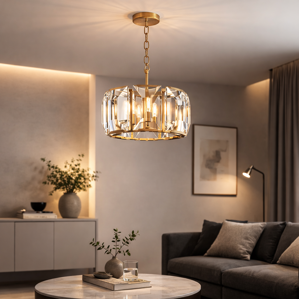 Refined Round Chandelier