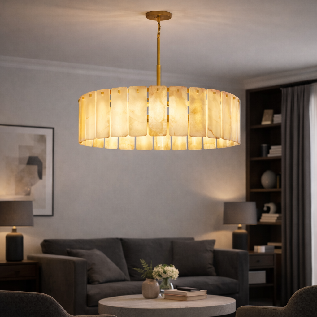 Onyx Round Chandelier