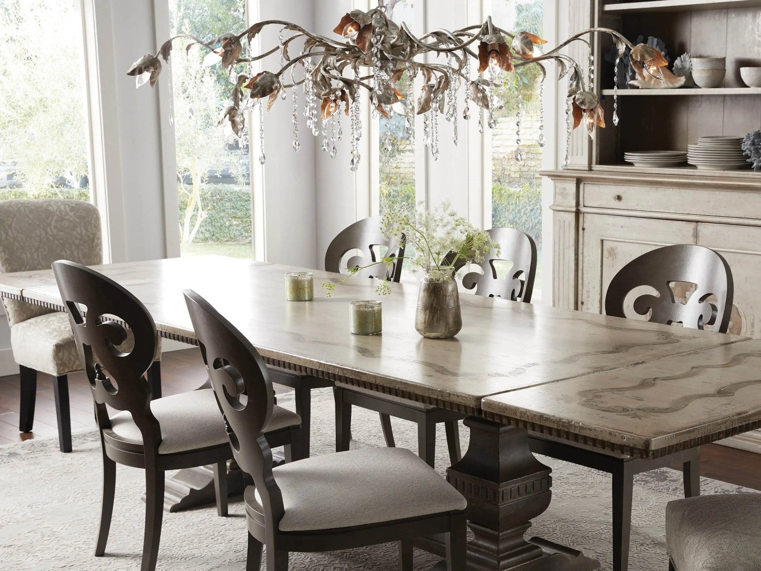 Uma Rectangular Chandelier