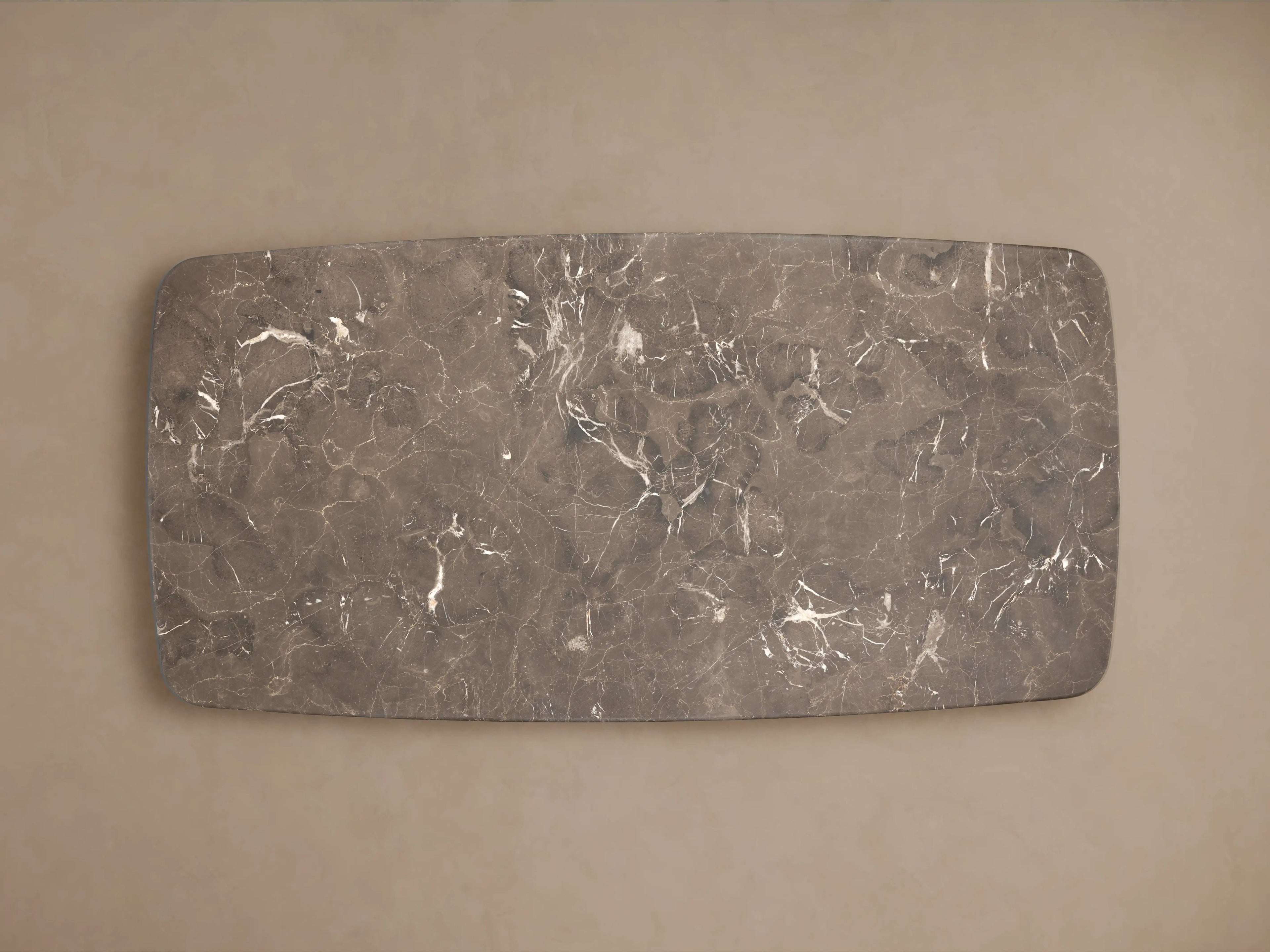 Saint Germain Stone Coffee Table with Rennes Base in Natural Stone
