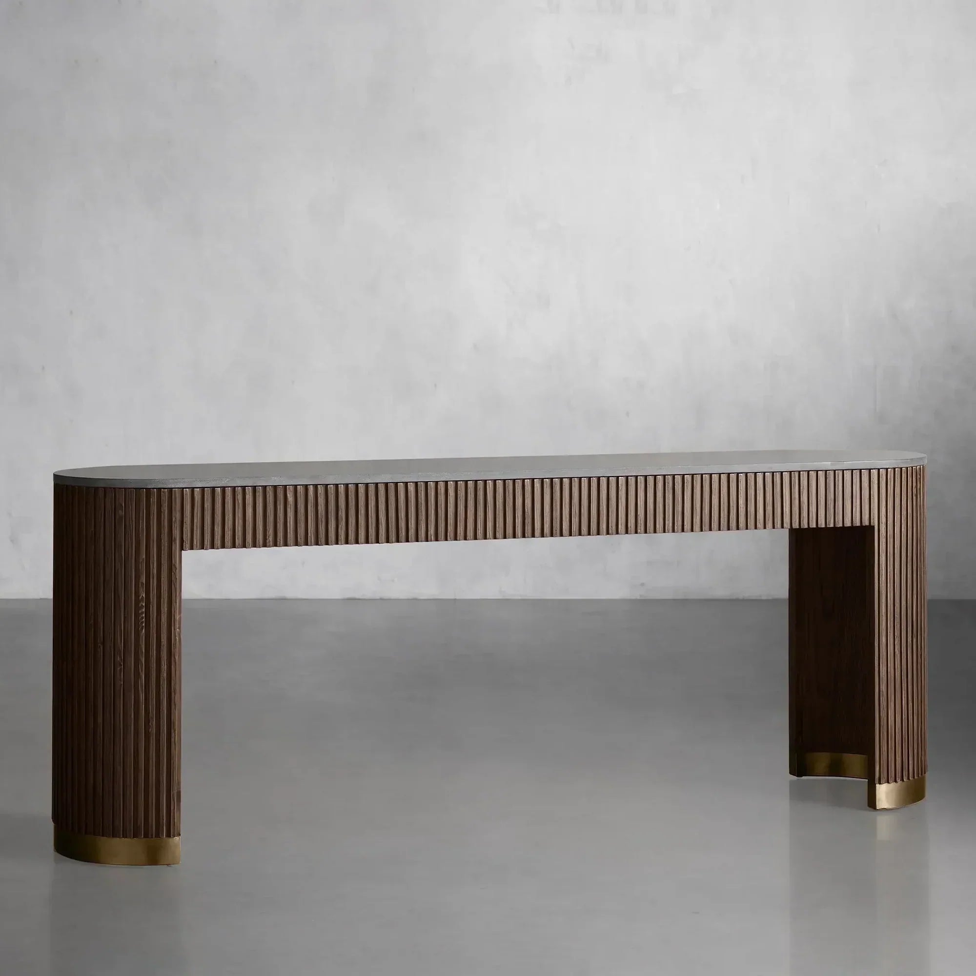 Finnley Marble Top Entryway Console Table Wood Hallway Entrance Table