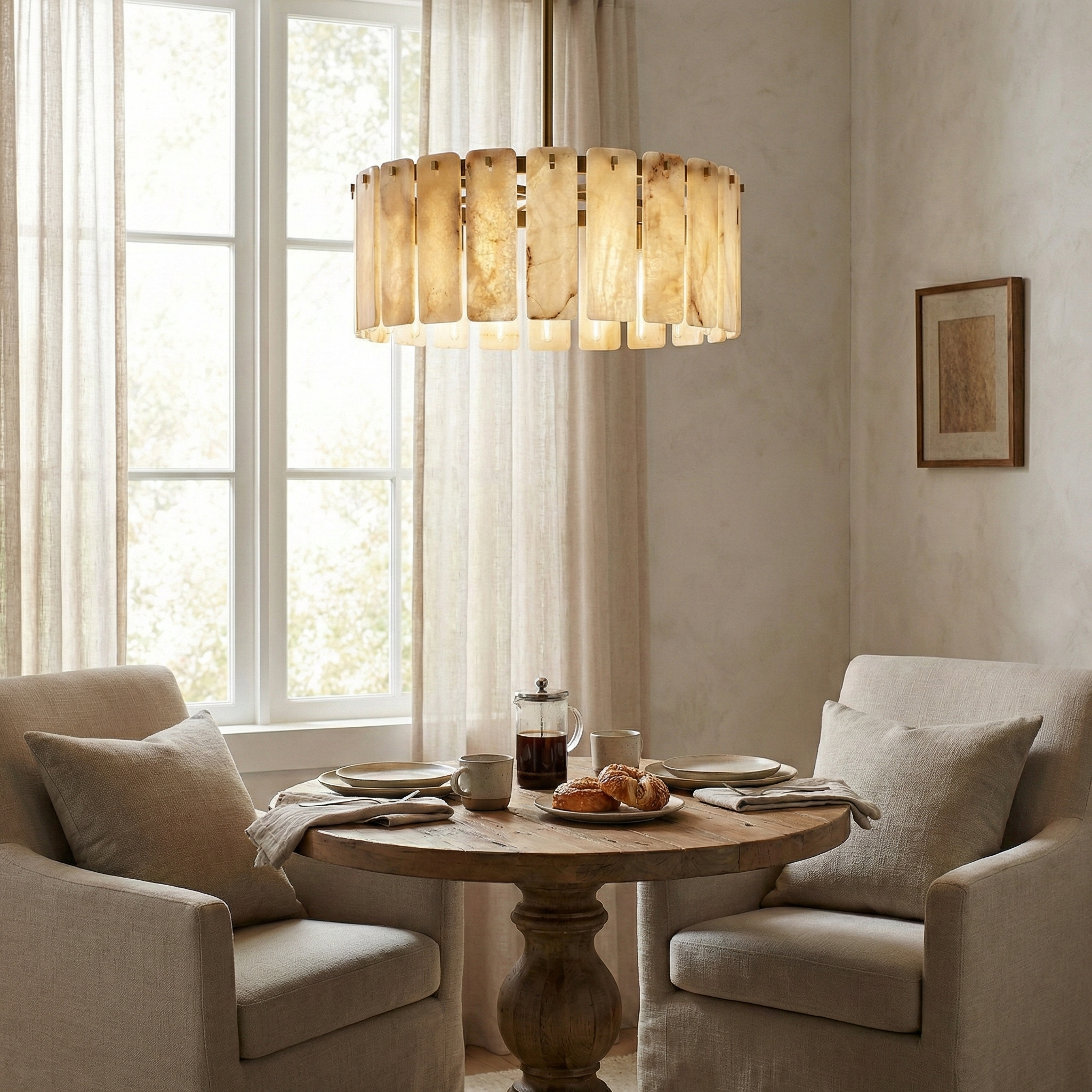 Onyx Round Chandelier