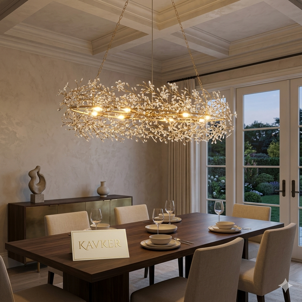 Fiore Oval Chandelier Light