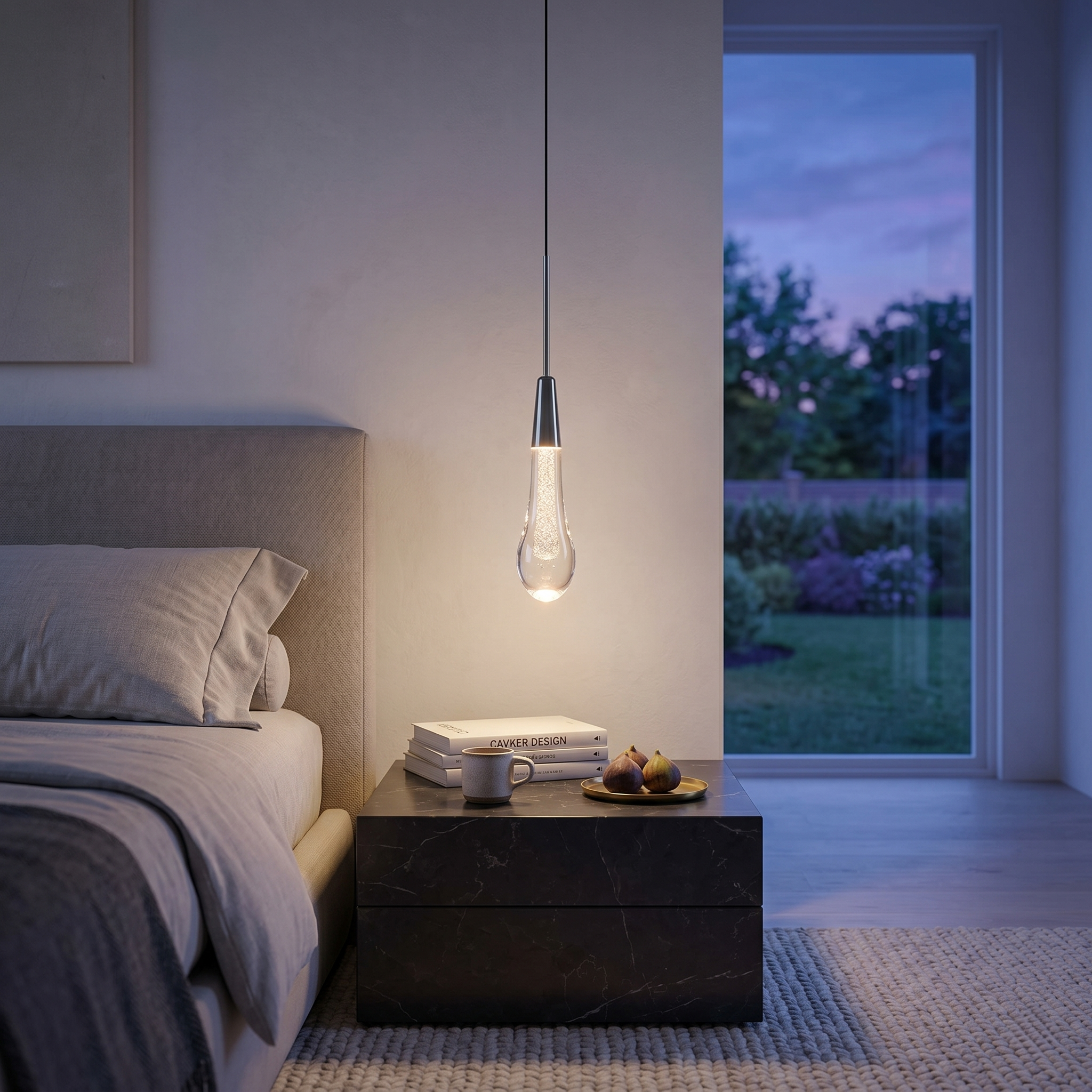 Sculptural LED Pendant Light