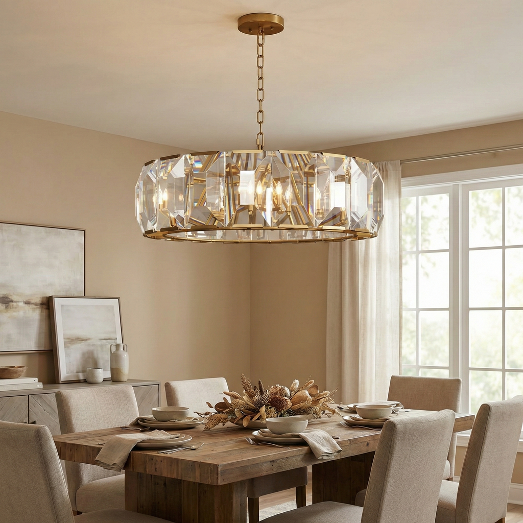 Refined Round Chandelier