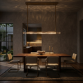 K9 Crystal Single Bar Linear Chandelier