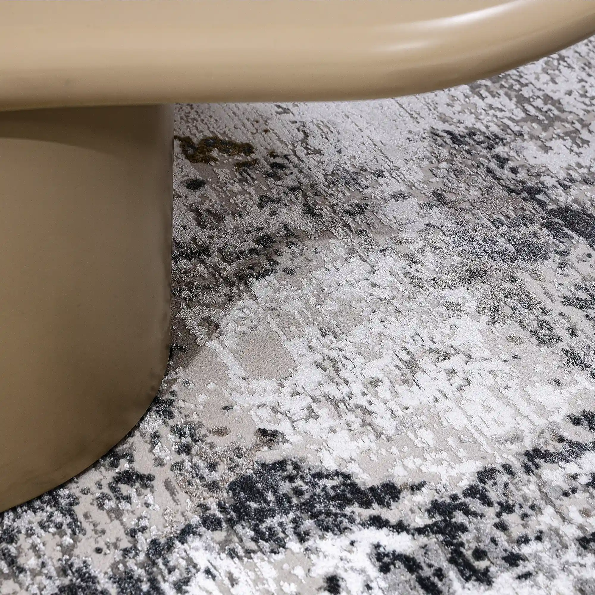 Milano Textured Abstract Neutral Area Rug Modern Exquisite Versatile & Cozy Style Carpet