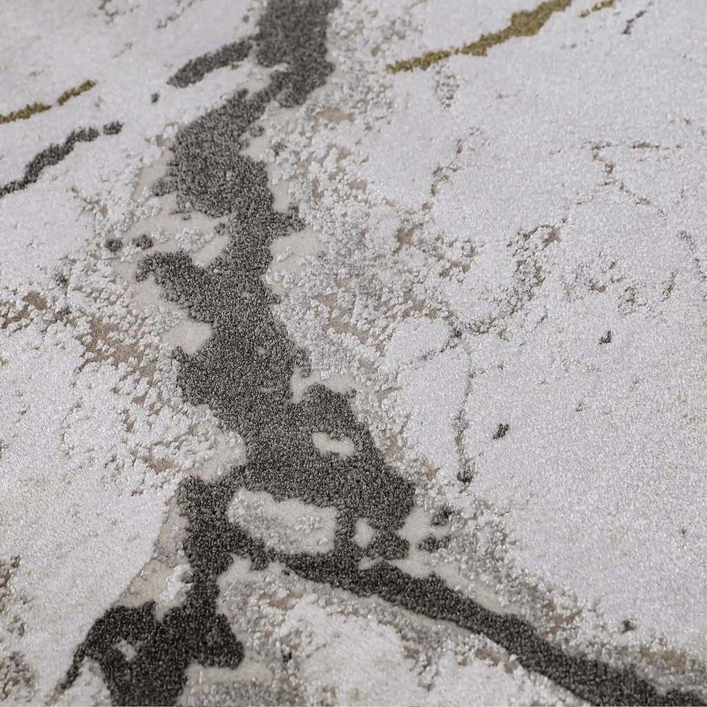 Milano Veined Abstract Neutral Area Rug Organic Stone Texture & Understated Luxury Carpet Modern Marble Vein Abstract Style