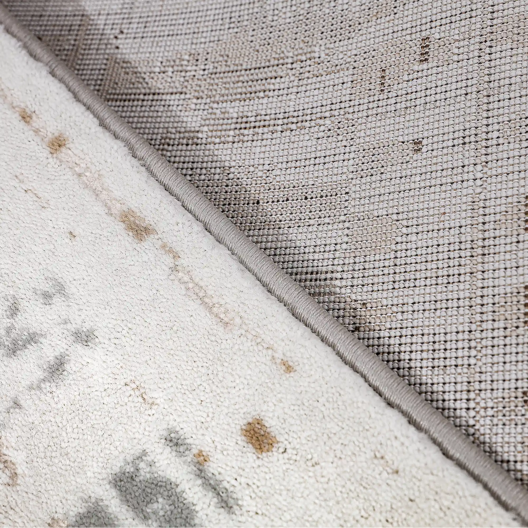 Puxina Abstract Linear Texture Neutral Area Rug with Minimalist Order & Casual Art Carpet Modern Linear Texture Style