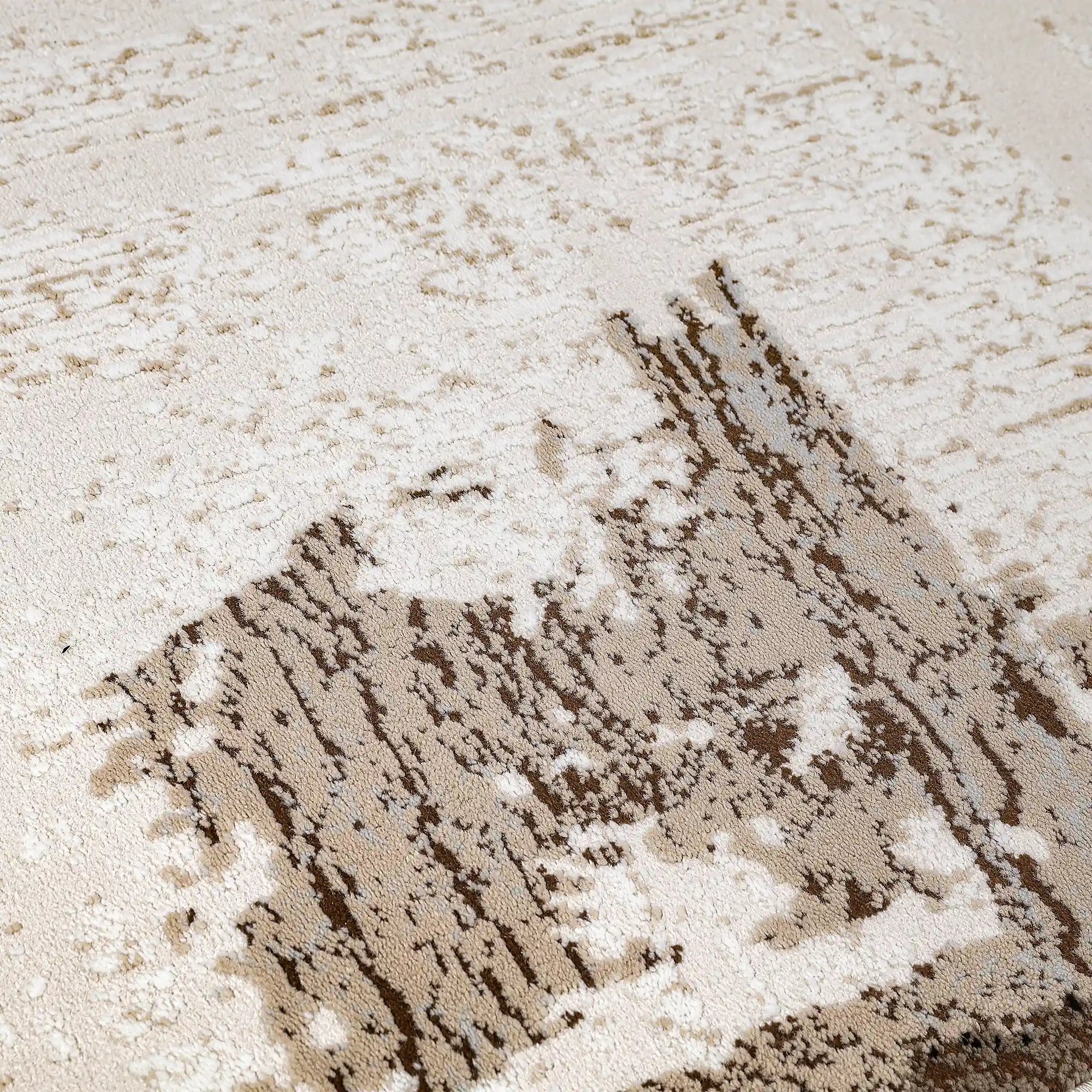 Puxina Soft Gradient Textured Neutral Area Rug with Relaxation & Craftsmanship Carpet Minimalist Wabi-Sabi Style