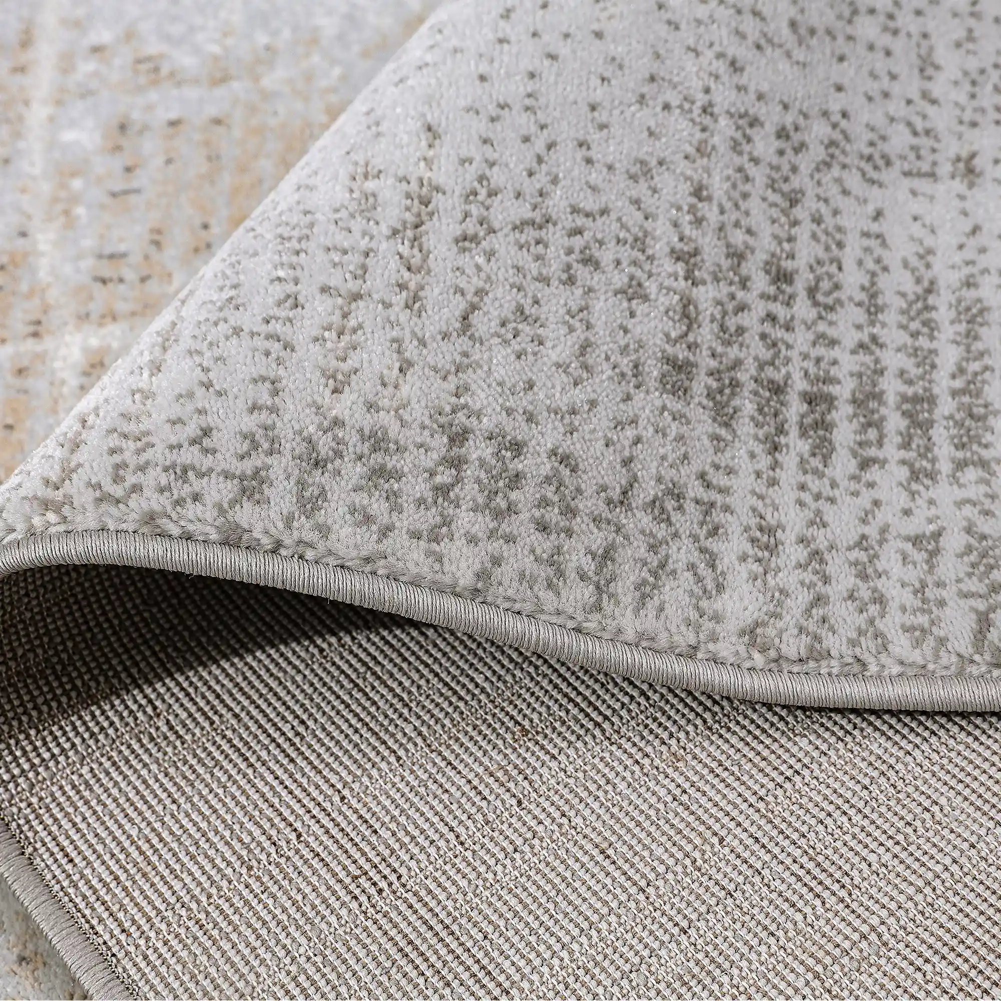 Puxina Soft Grid Calm Modern Area Rug with Soft Cross-Pattern & Gradient Texture Carpet