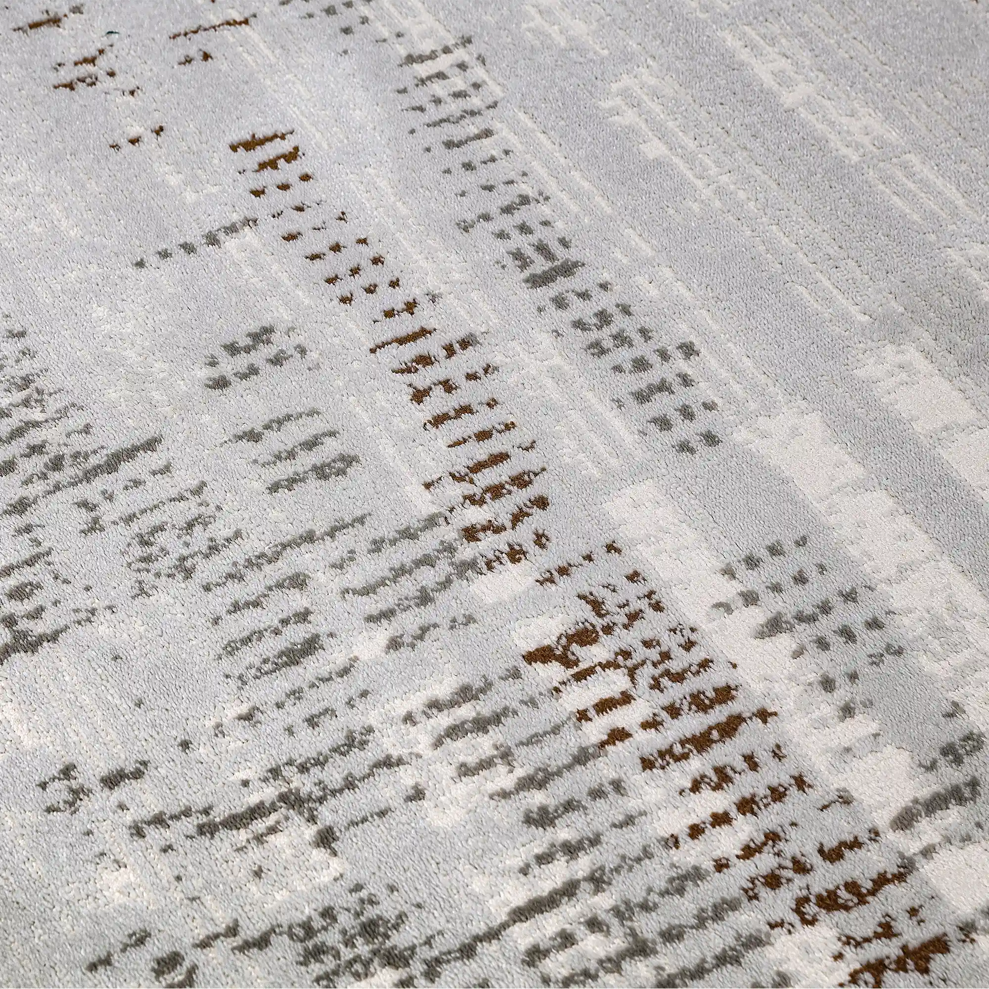 Puxina Soft Linear Texture Neutral Area Rug with Minimalist & Relaxing Carpet Soft Script Texture Style