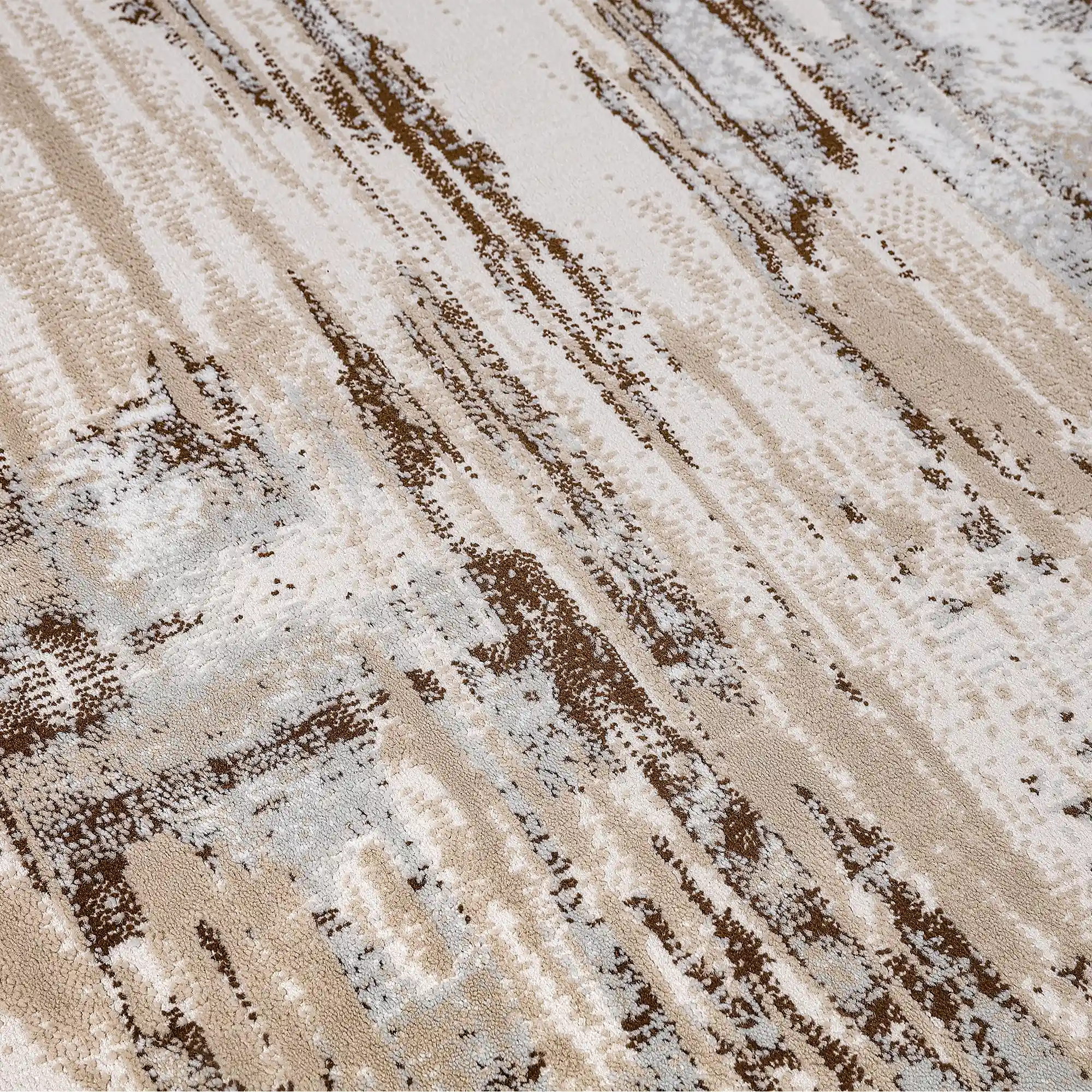 Puxina Vertical Drift Modern Living Area Rug with Vertical Blending & Mottled Urban Texture Carpet