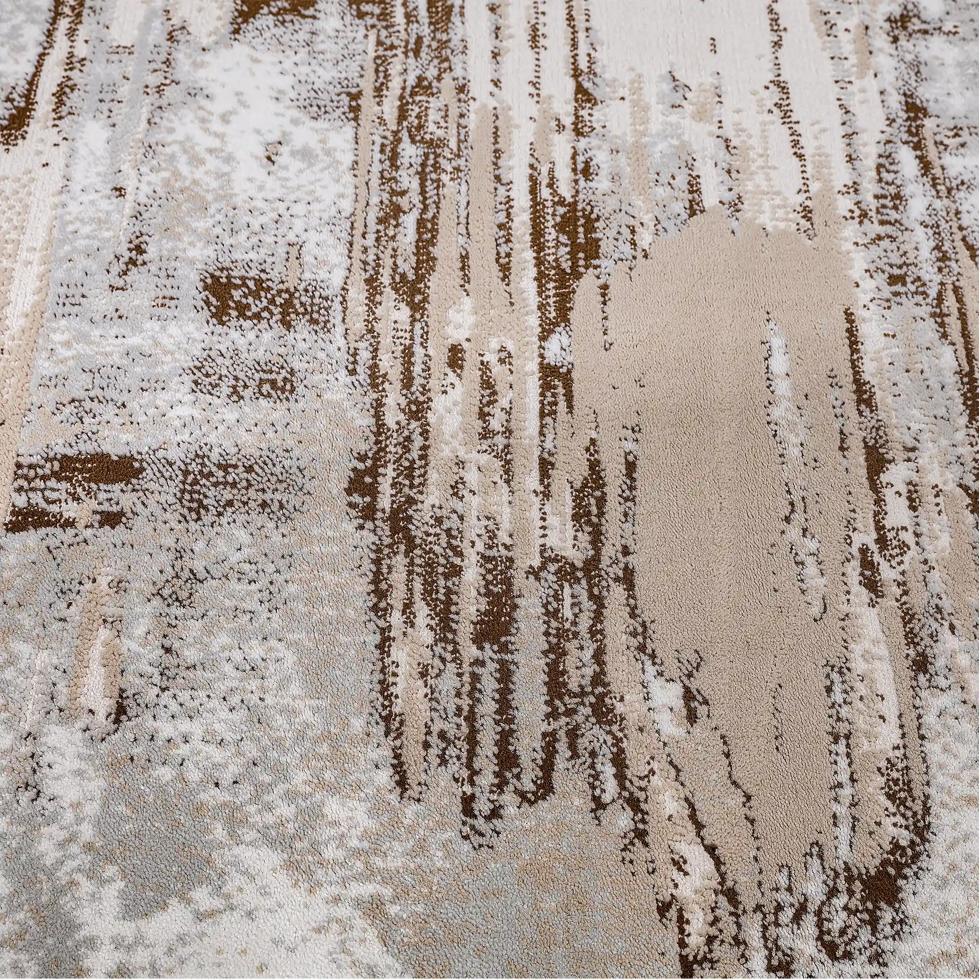 Puxina Vertical Drift Modern Living Area Rug with Vertical Blending & Mottled Urban Texture Carpet