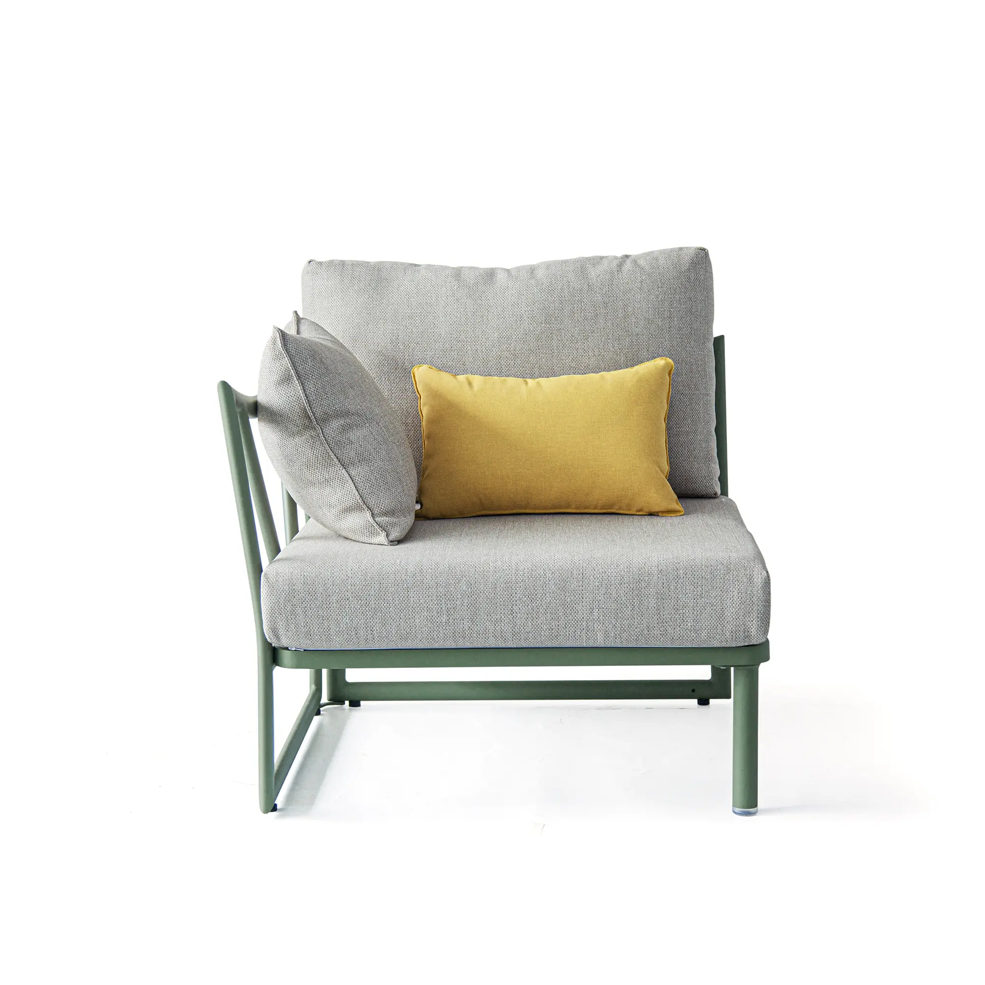 Victory Modular Corner Seating Sofa in Cactus Green
