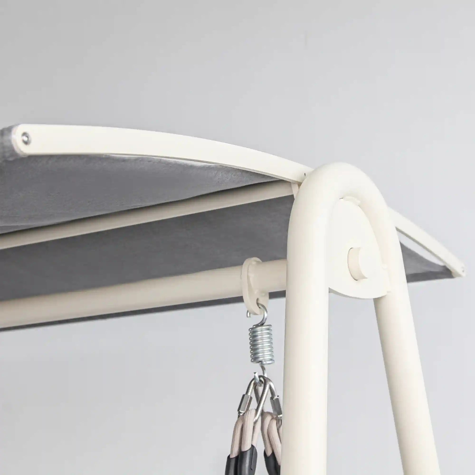 Resort Inspired Aluminum Outdoor Swing with Water Repellent Cushions