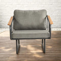 Fly Rope Accent Aluminum Outdoor Lounge Sofa in Carbon Black