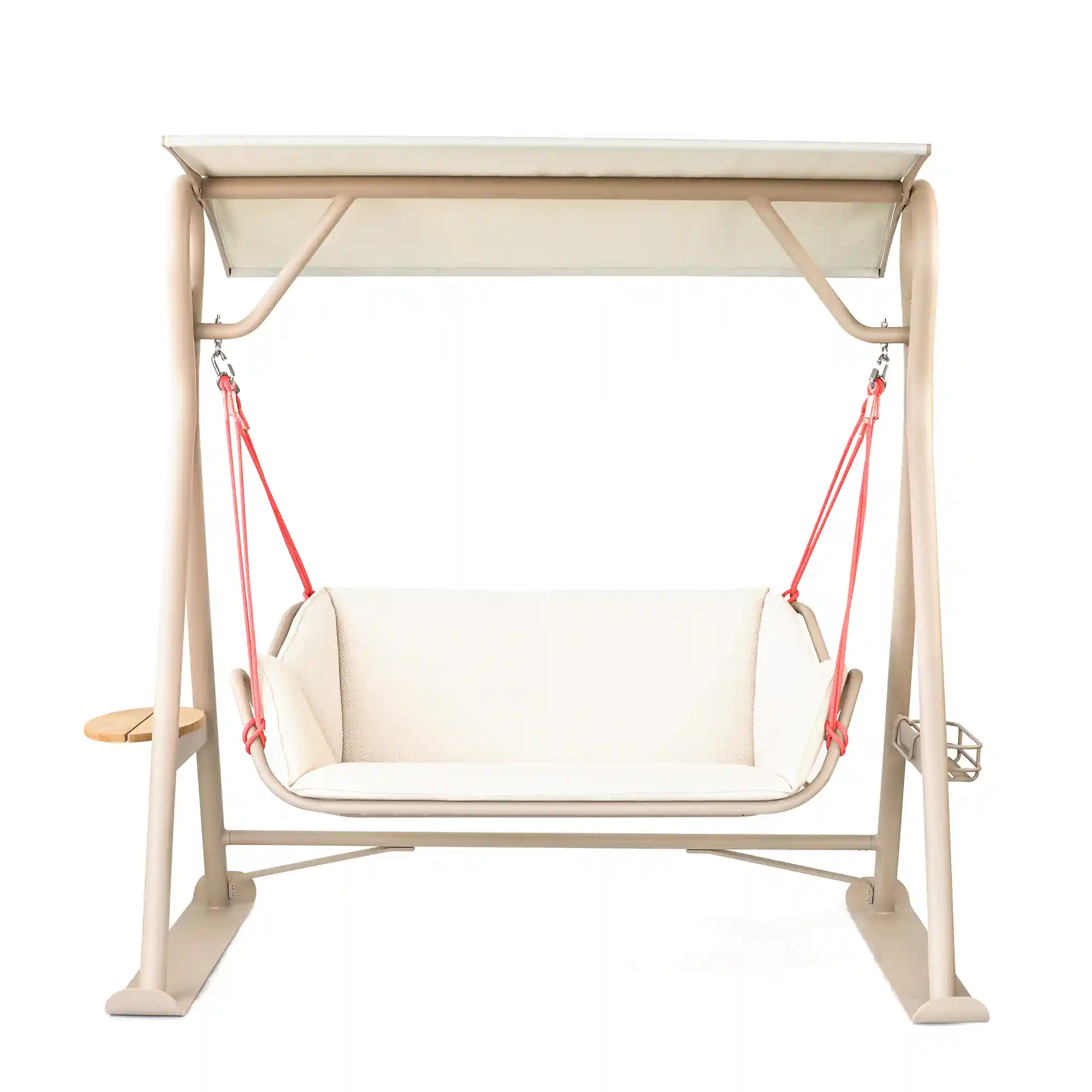 Retreat Aluminum Outdoor Canopy Swing with Water Repellent Cushions
