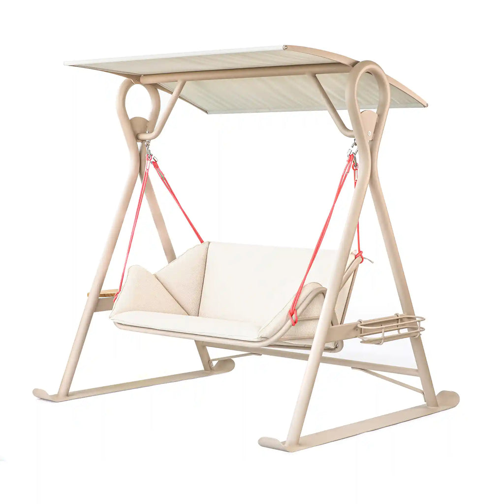 Retreat Aluminum Outdoor Canopy Swing with Water Repellent Cushions