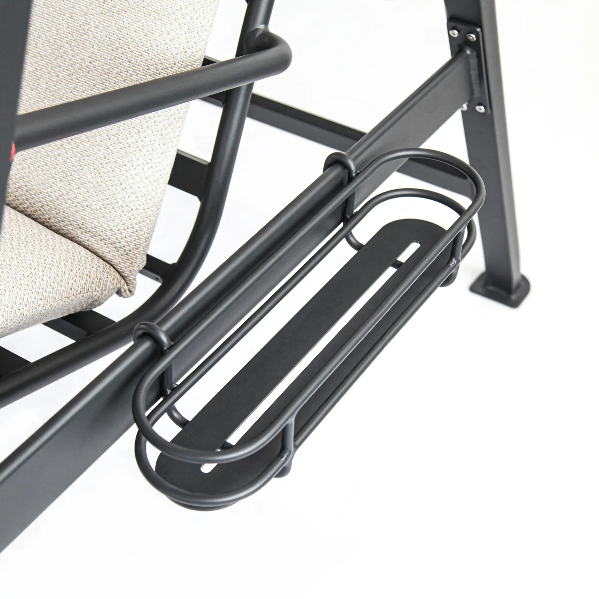 Modern Aluminum Outdoor Hanging Swing with Water Repellent Cushions