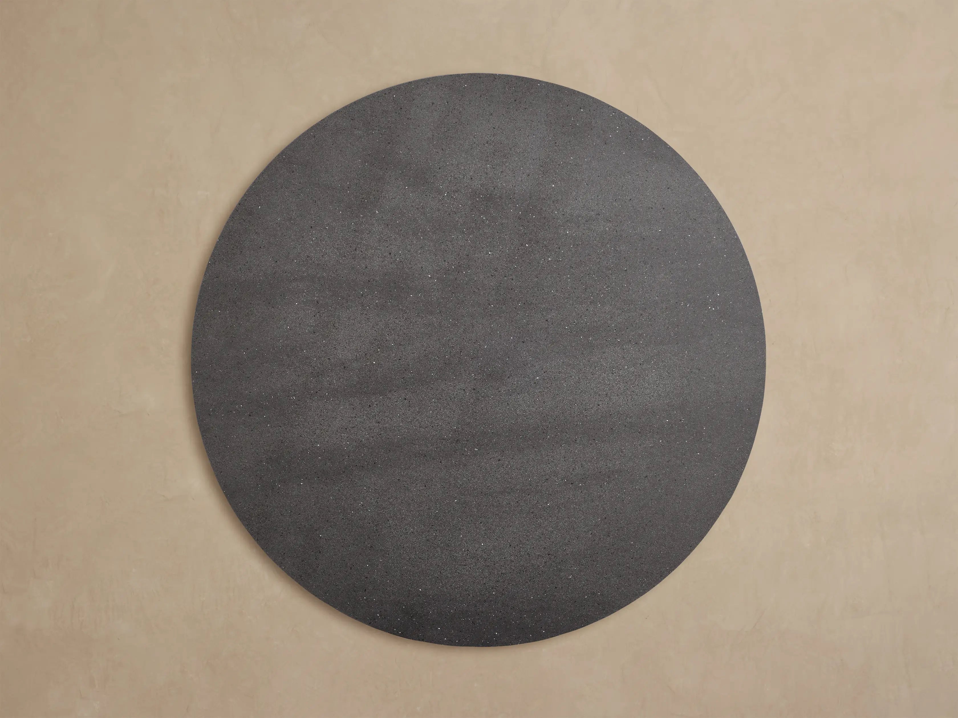 Outdoor Round Dining Table with Stone Top Apex X-Base
