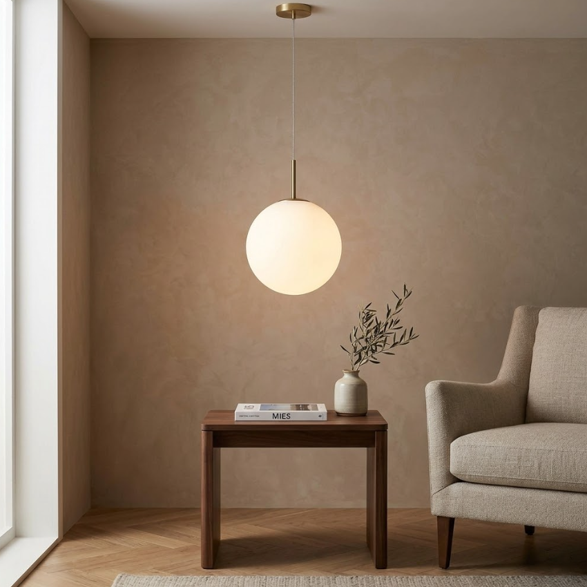 Opal Glass LED Pendant Light