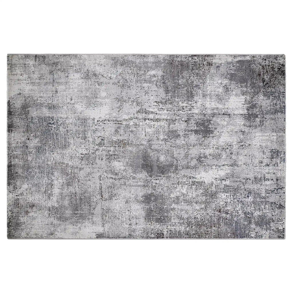 Torino Disrupted Linear Texture Abstract Neutral Area Rug Modern Disrupted Linear Abstract Style Carpet