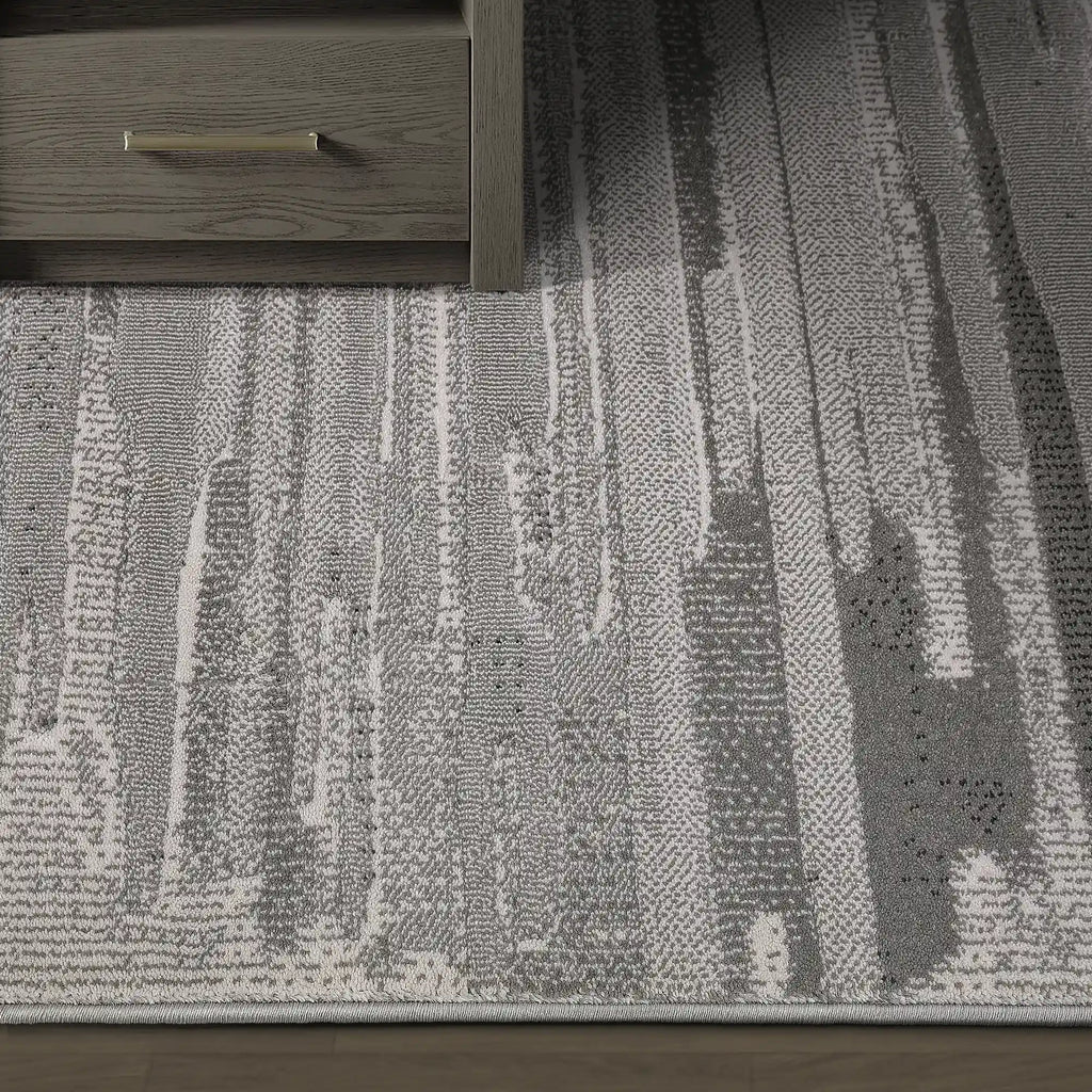 Shanluan Mountain Ridge Abstract Textured Area Rug with Natural texture and minimalist sense of order Carpet