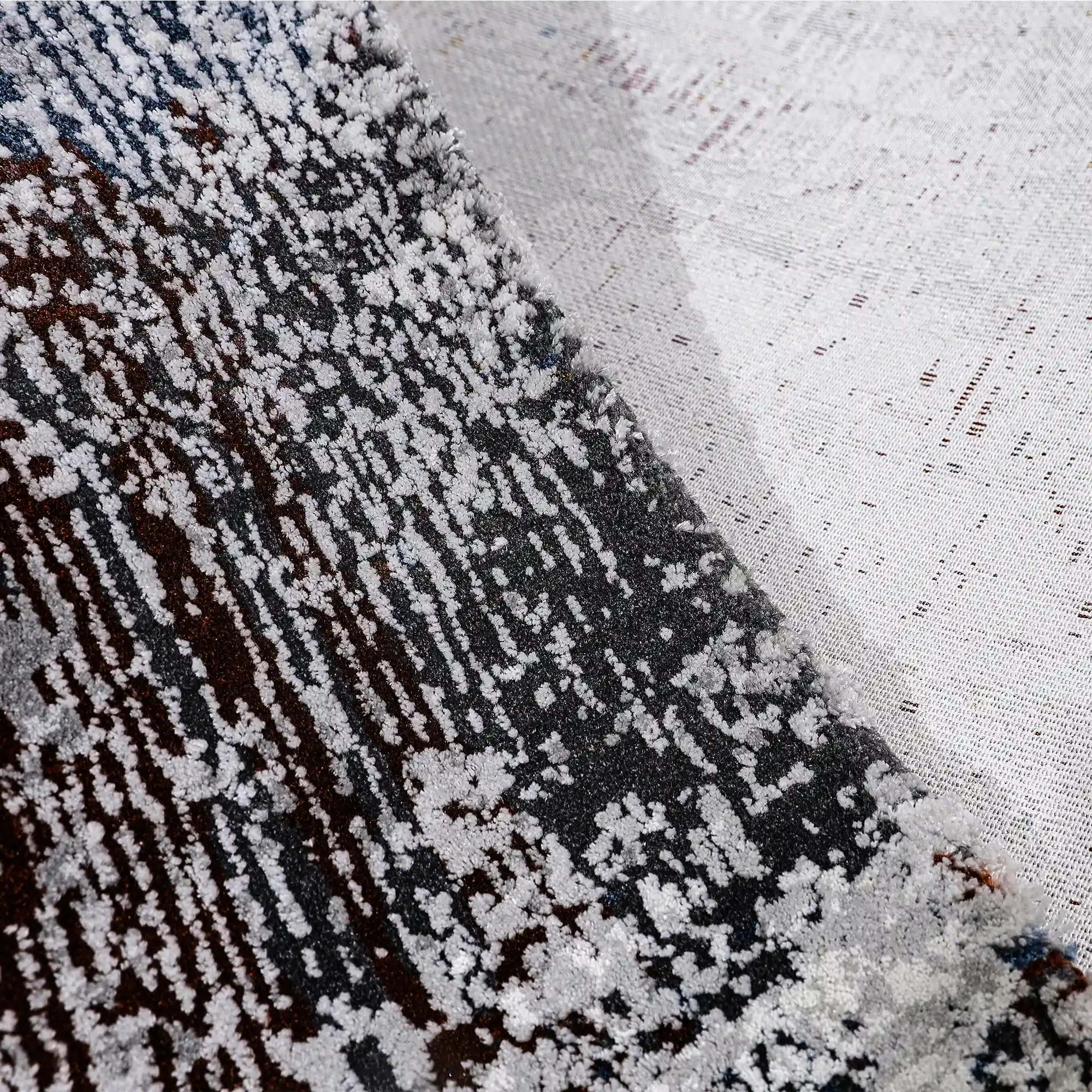 Torino Disrupted Linear Texture Abstract Neutral Area Rug Modern Disrupted Linear Abstract Style Carpet