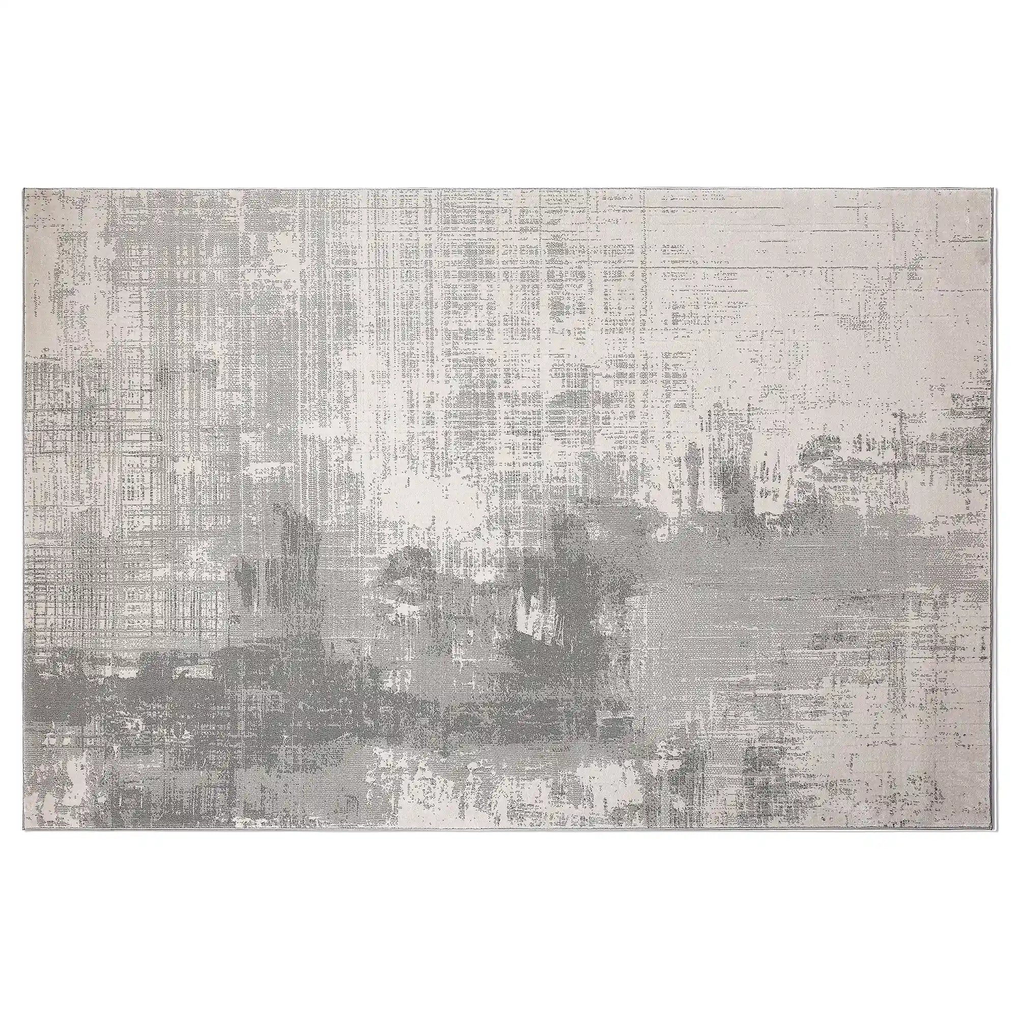 Shanluan Soft Drifted Landscape Neutral Area Rug with Minimalist & Tranquil Style Carpet Soft Drifted Mist Style