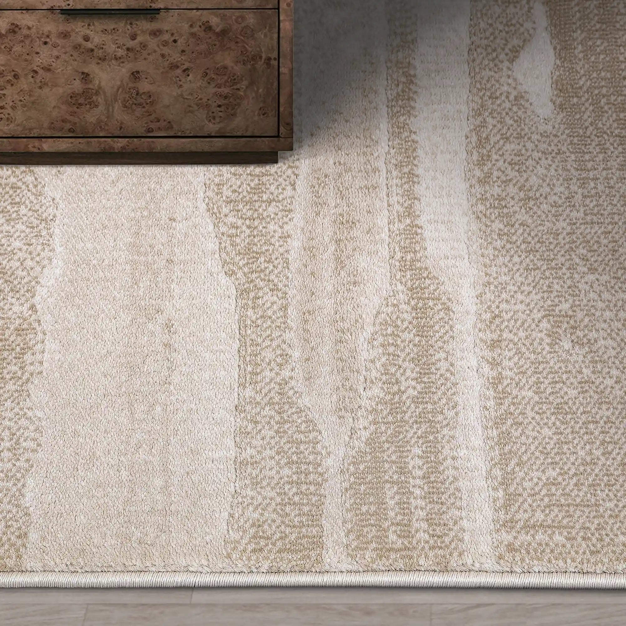 Shanluan Soft Gradient Mountain Inspired Neutral Area Rug with Minimalist Warmth Carpet Modern Gradient Mountain Style