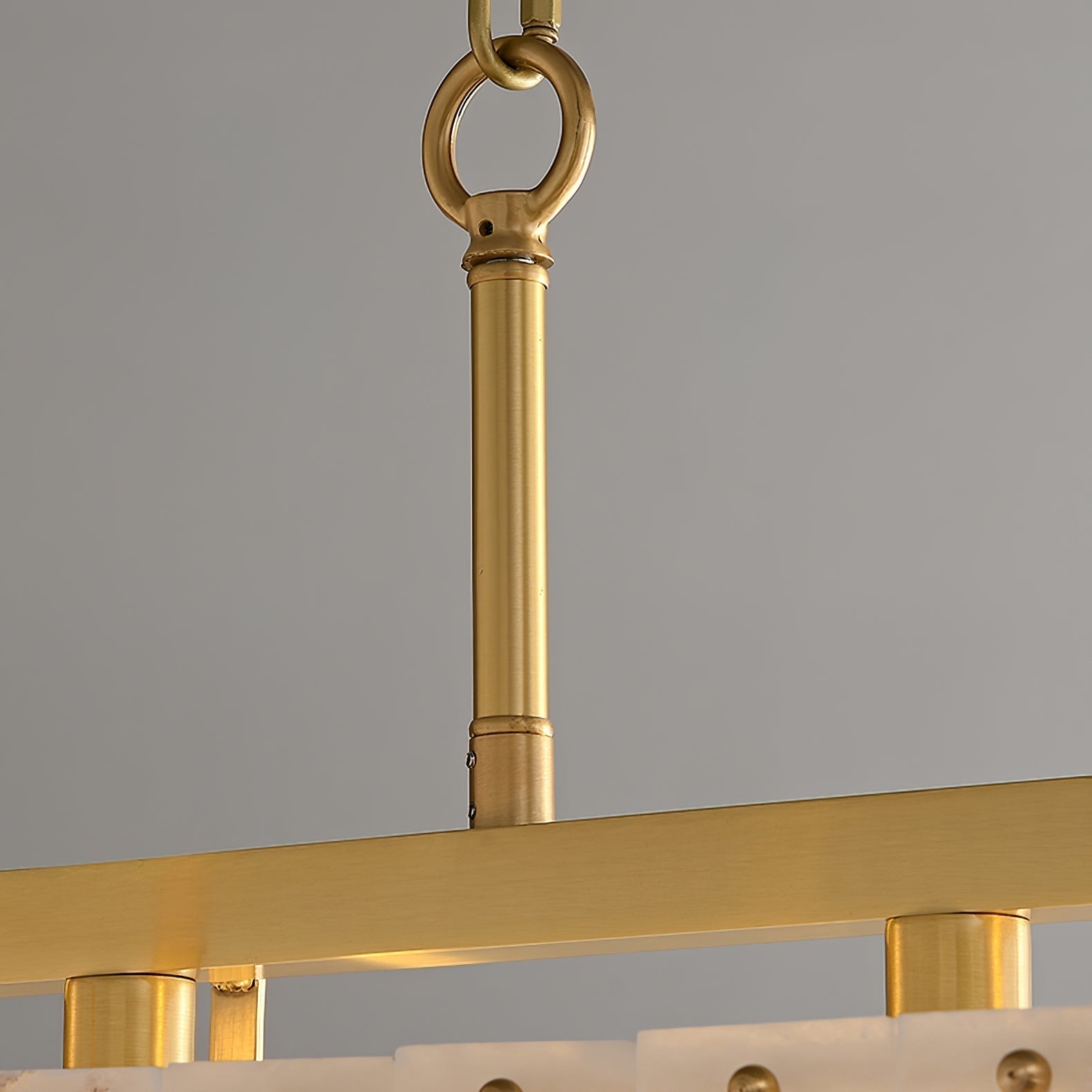 Premium Solstice Bar Alabaster Chandelier