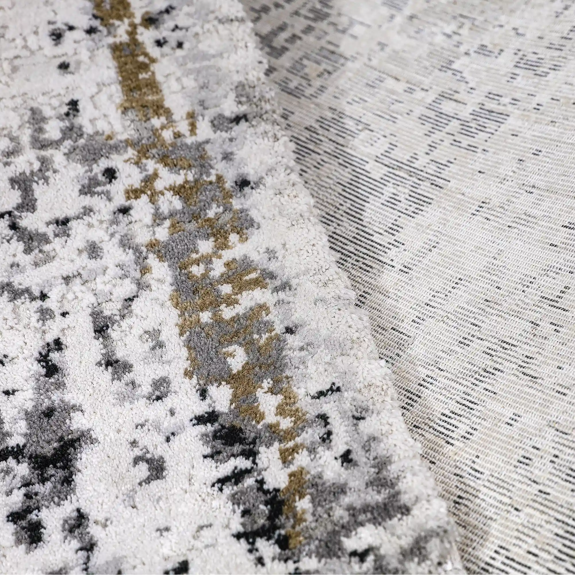 Torino Vertical Rainline Neutral Area Rug with Relaxed Feel & Natural Texture Carpet Modern Rainline Texture Style