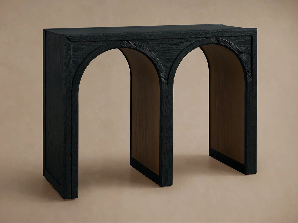 Hattie Oak Entrance Console Table Country Entryway Table
