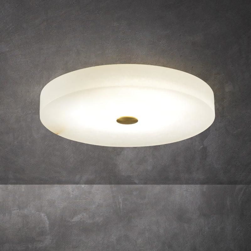 Alabaster Round Led Flushmount 11.8" 15.7" 19.7" - 15.7" Luxvena