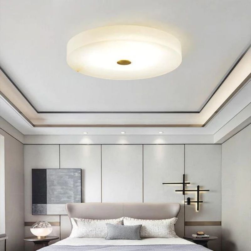 Alabaster Round Led Flushmount 11.8" 15.7" 19.7" - 19.7" Luxvena