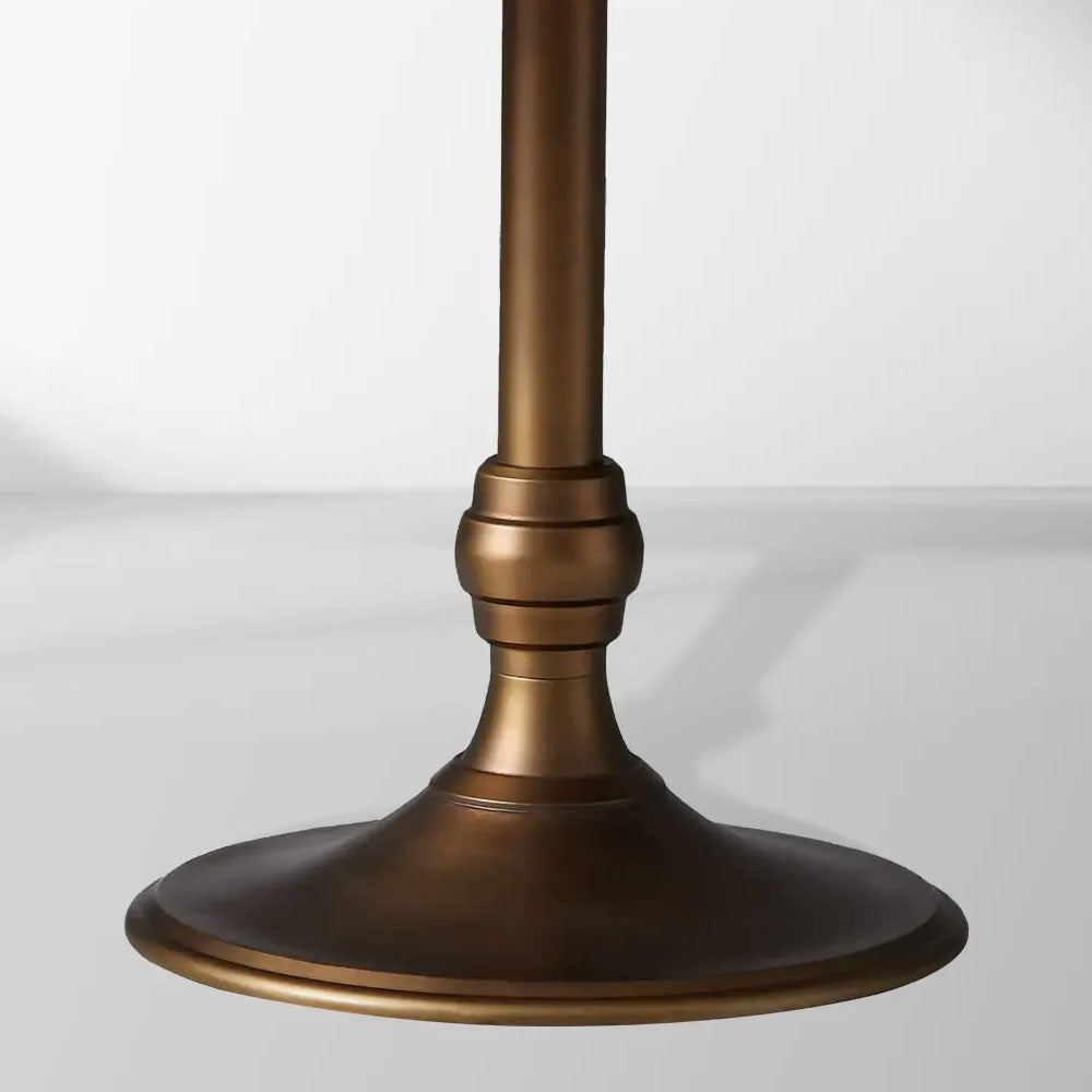 Modern Jacob Bistro Table with Wade Solid Cast Base