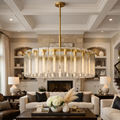 Glass Round Chandelier