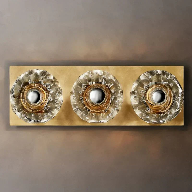 Boule De Crystal Ball Linear Short Wall Sconce