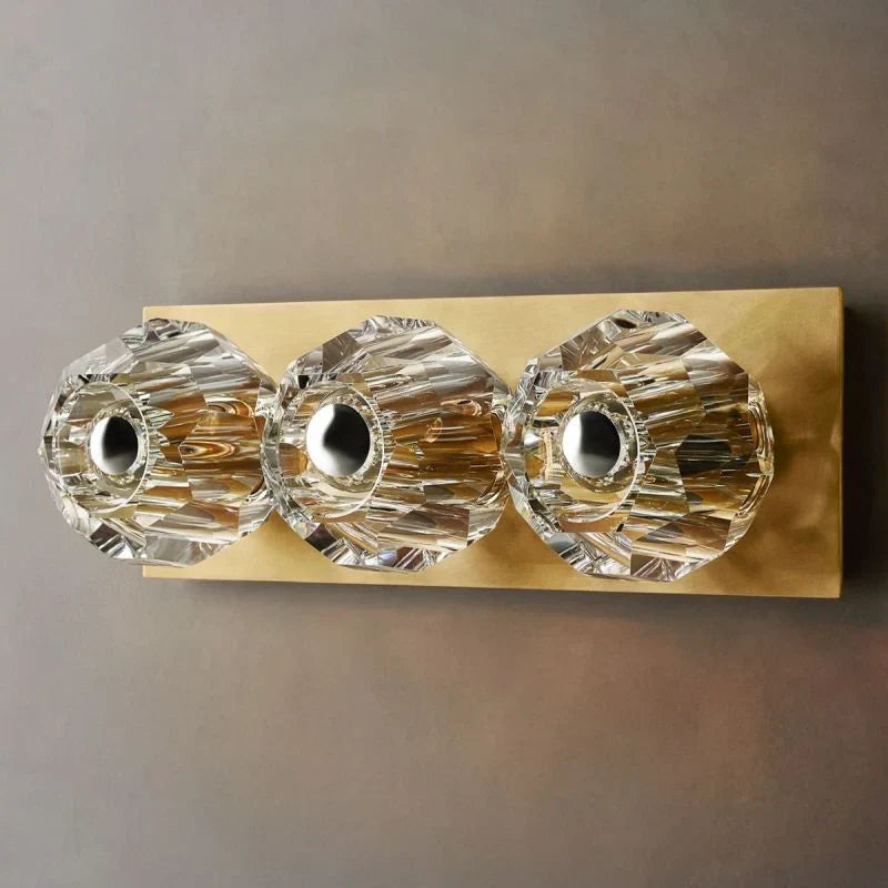 Boule De Crystal Ball Linear Short Wall Sconce