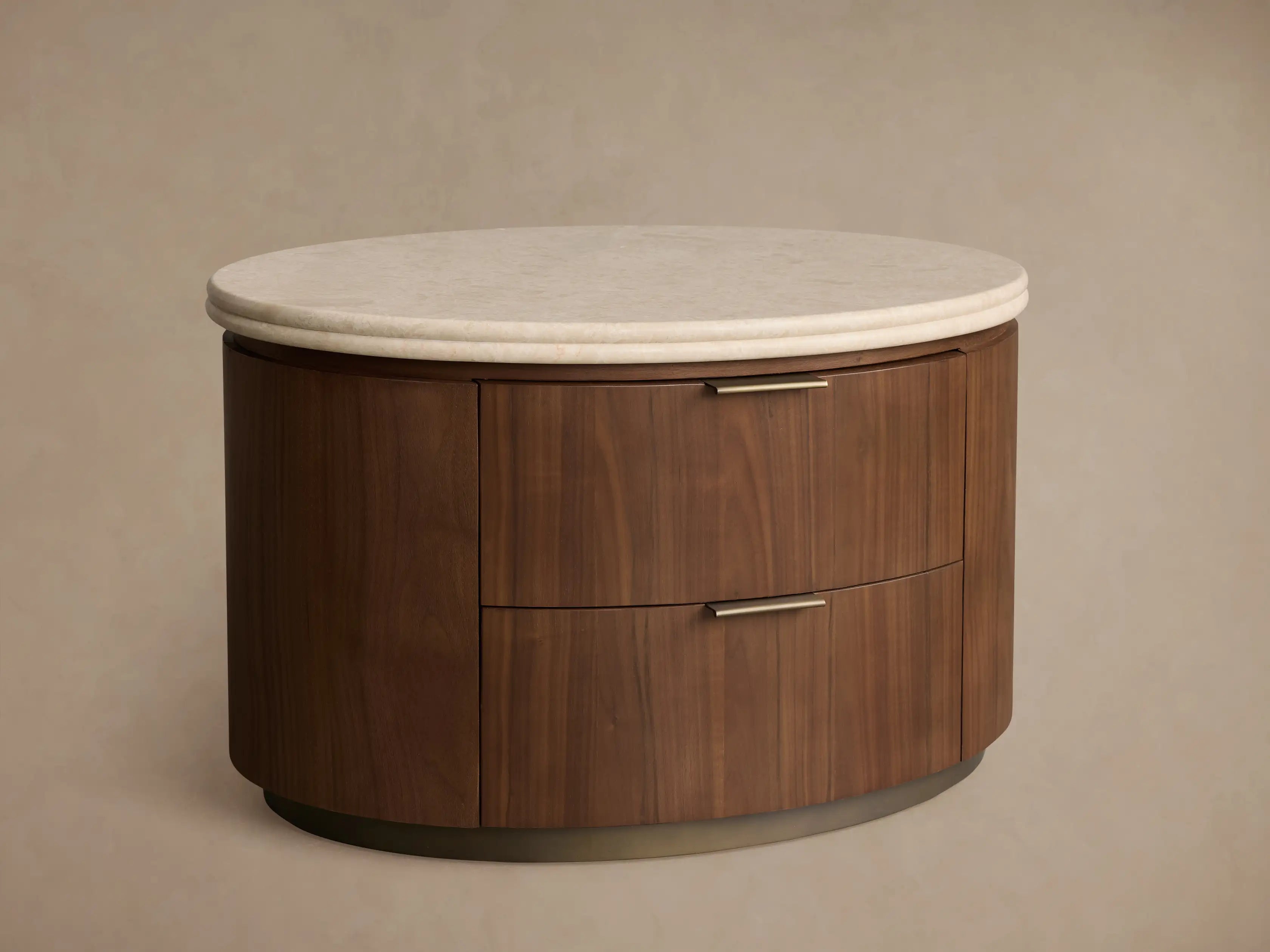 Caden Five-Drawer Dresser with Stone Top and Storage